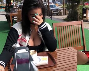 Emanuelly Raquel public orgasm interactive toy