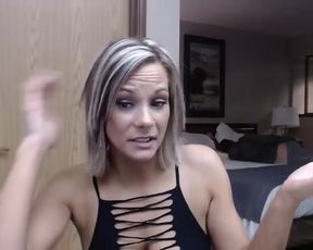 sexy tan milf fishnets