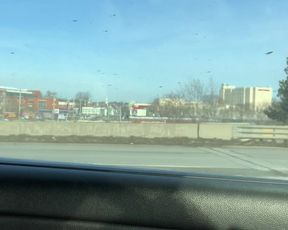 Samantha Paige topless driving