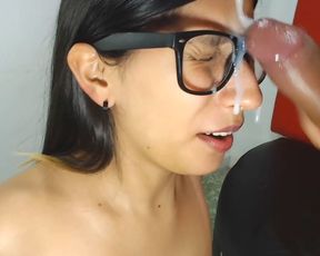 Spanish Mia,Trunks and Malta threesome with facial