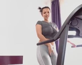 bouncing on treadmill