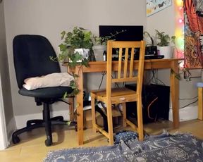 Sunshinekate Masturbates, Handstand & Black Stockings