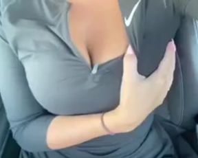 Lucy Nicholson Car pussy