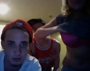 Hot Blonde Amateur Threesome